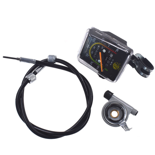 26-Inch Mechanical Bicycle Speedometer for Classic & Motorized Bikes