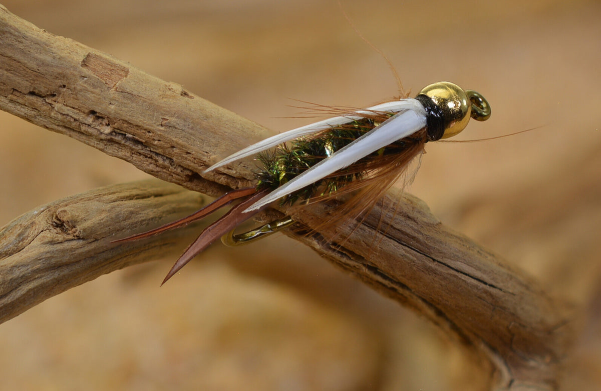 Tungsten Bead Head Prince Nymph Flies - Fishing Hooks for Fly Tying