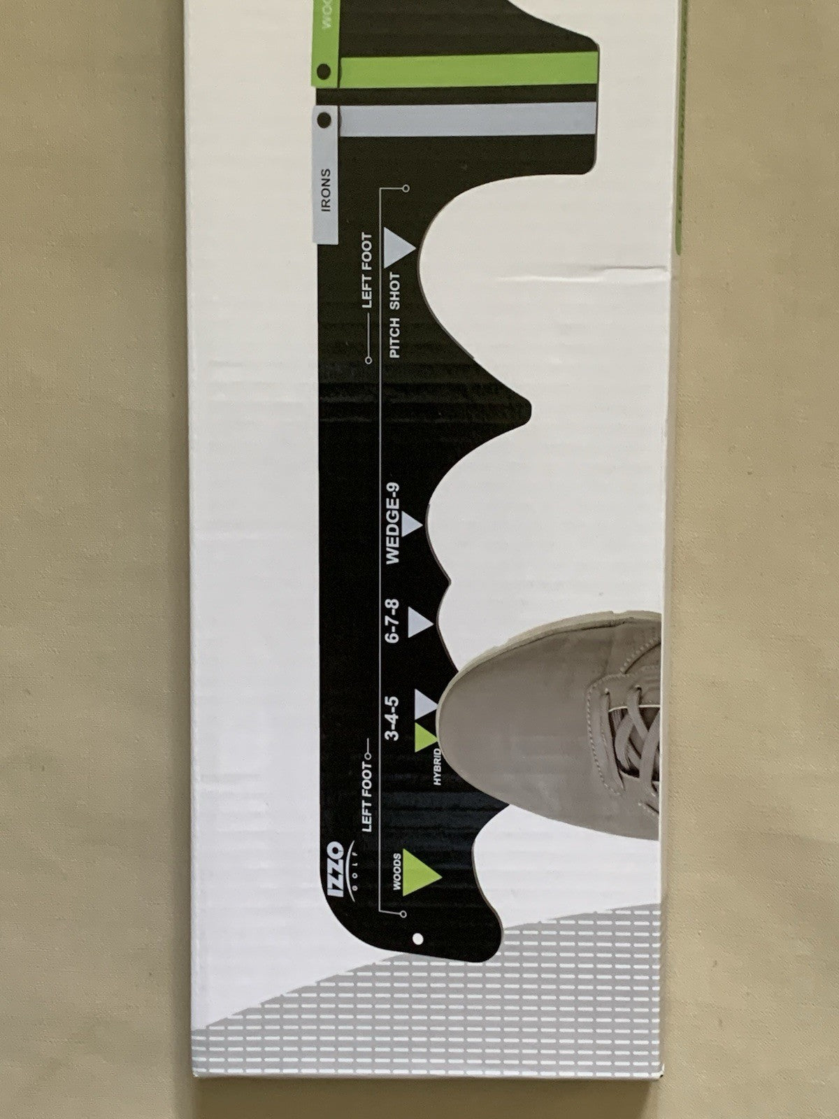 Golf Ball Position Trainer for Left Handed Golfers - Alignment & Swing Aid