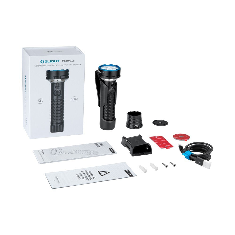 High-Powered LED Flashlight 5000 Lumens Waterproof Camping Light