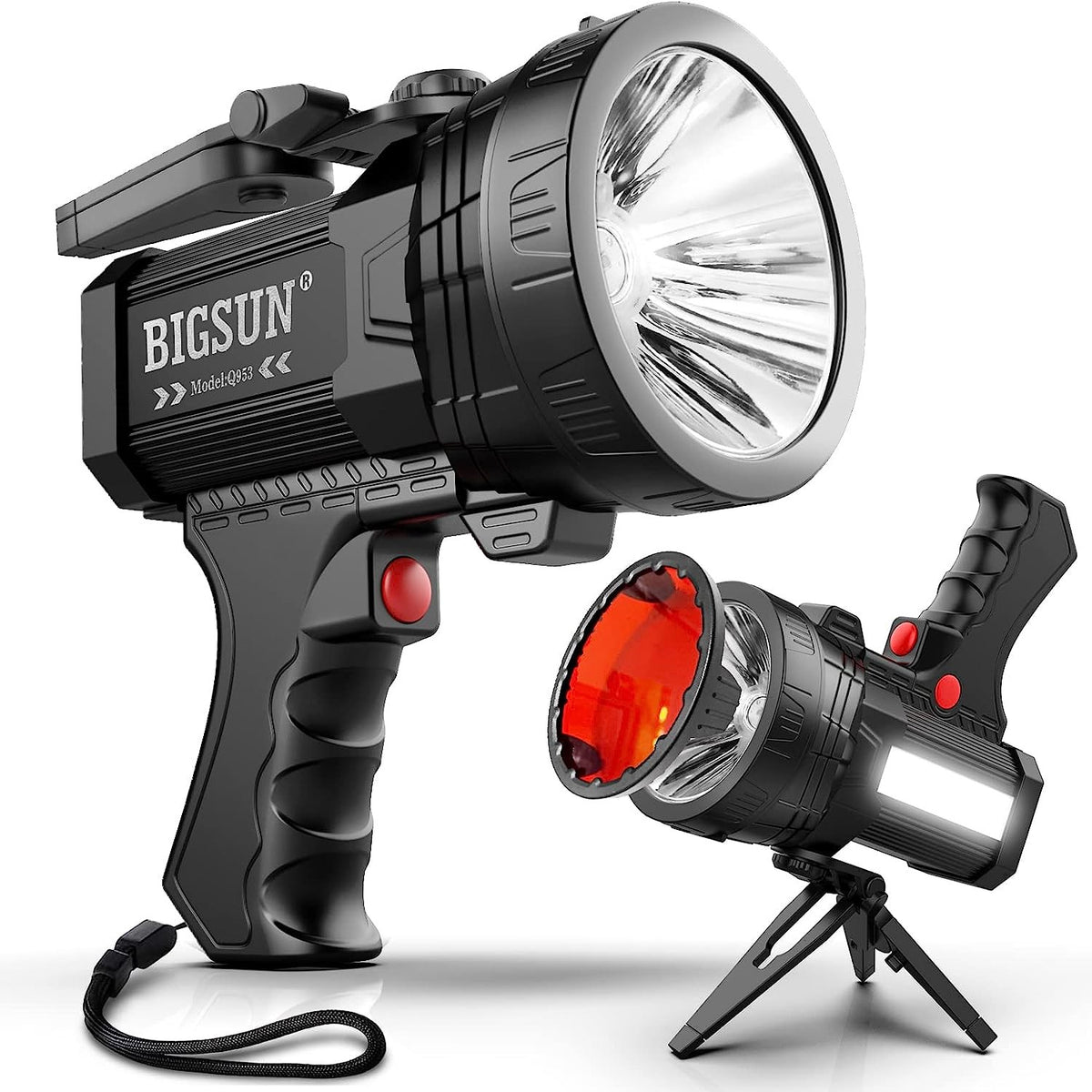 Rechargeable LED Flashlight 1000 Lumens, High Brightness Handheld Torch