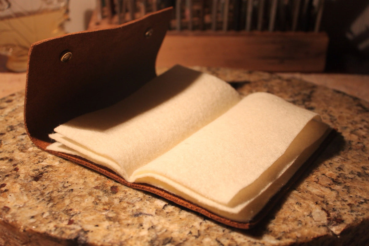 Leather Fly Wallet - Custom Made Fly Book for Fishing Tackle, USA