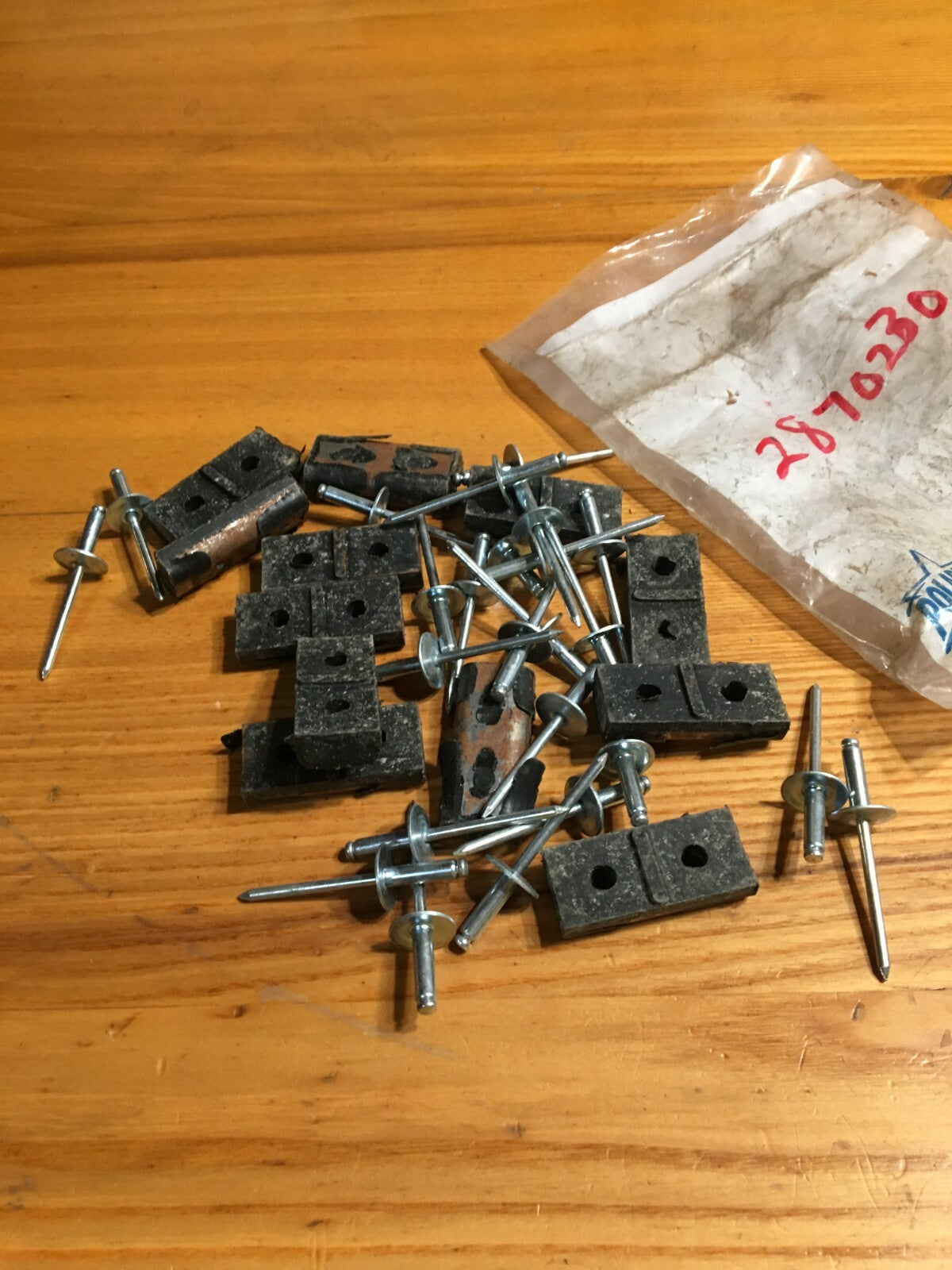 Vintage Polaris Traction Pad Kit for Snowmobiles - 12 Pieces, Fits Inside Cleat