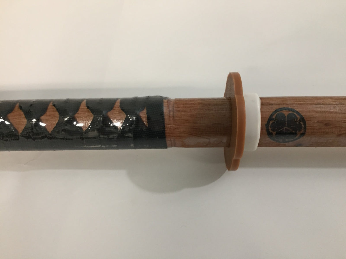 Wooden Bokken Practice Sword with Saya Scabbard - Japanese Style Martial Arts Weapon
