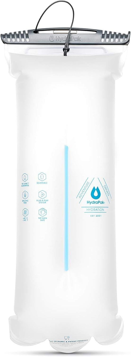 Hydrapak Shape-Shift 2L Hydration Reservoir with Reversible Design