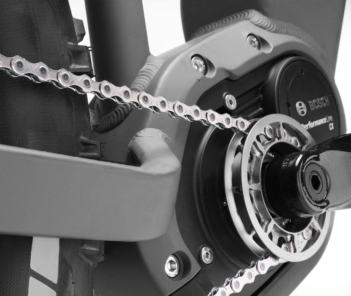 E-Bike Chain 6/7/8 Speed MTB Bicycle Chain 136 Links SilverBlack
