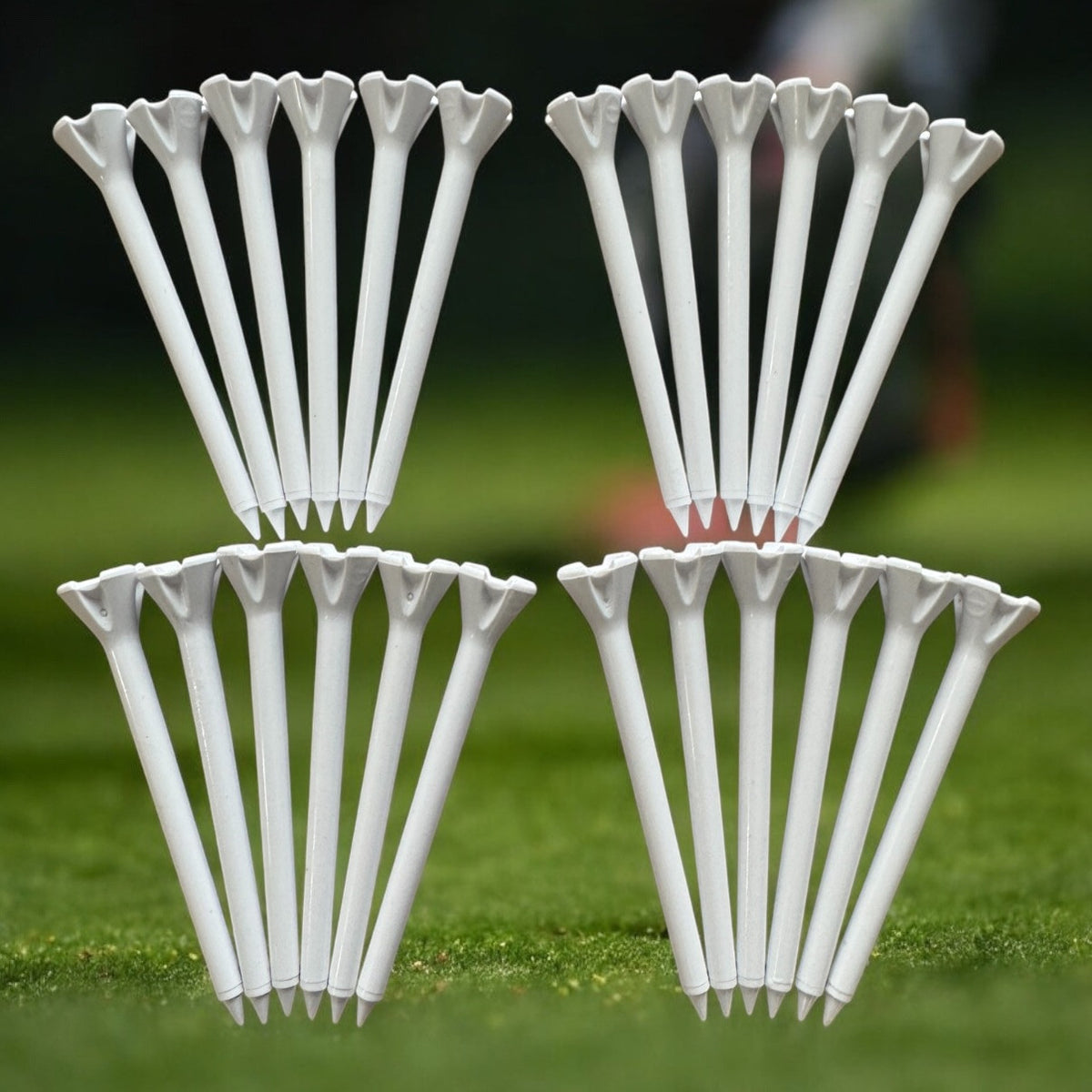 Plastic Golf Tees - 100 Pack 2 3/4 Inch Nearly Unbreakable Durable Golf Accessories