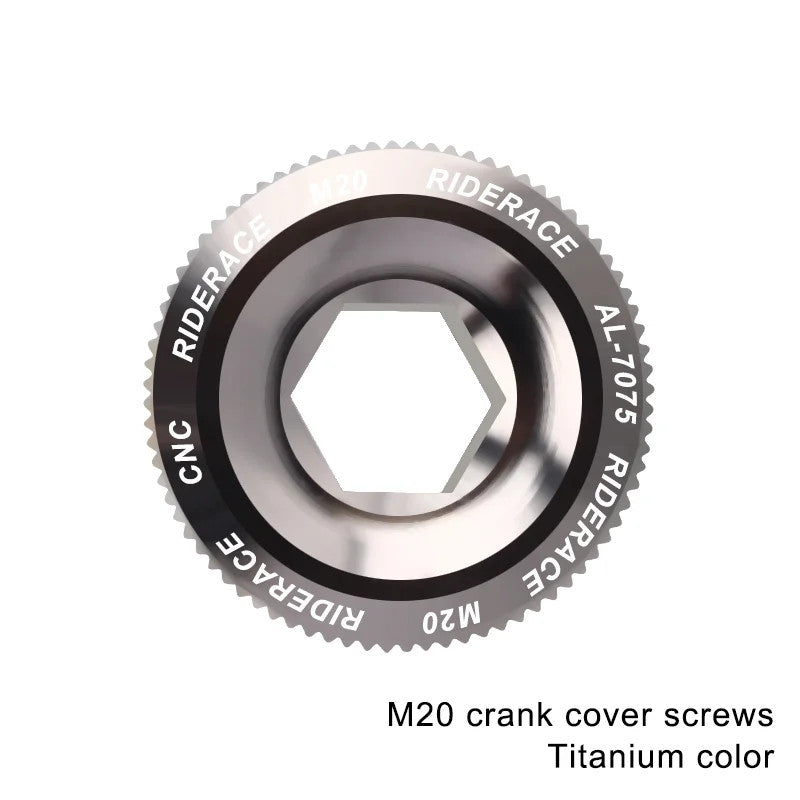 Bike Crank Arm Fixing Bolt Set Aluminum Alloy MTB Road Bike Replacement Caps