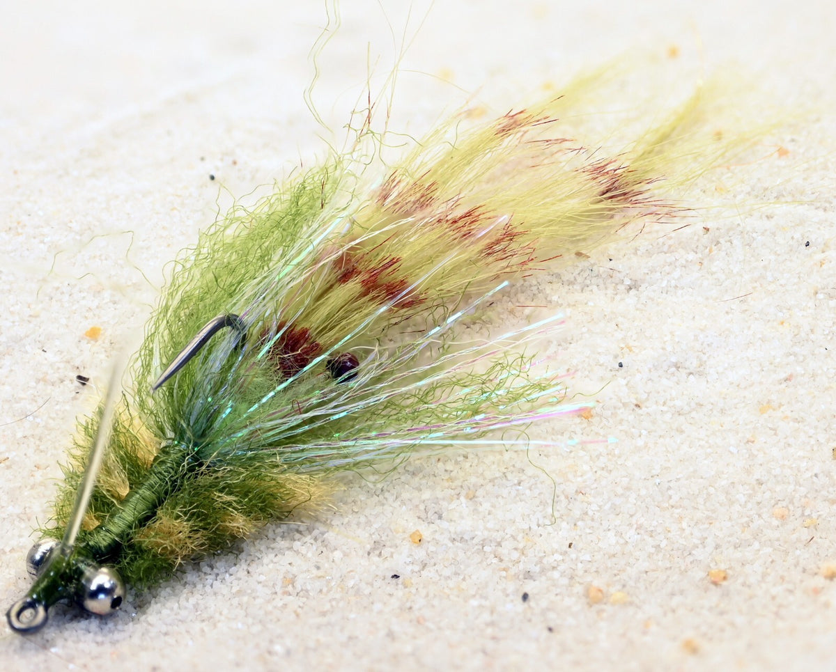 Fly Fishing Shrimp Pattern Flies - Multiple Colors, Mustad Hook #2