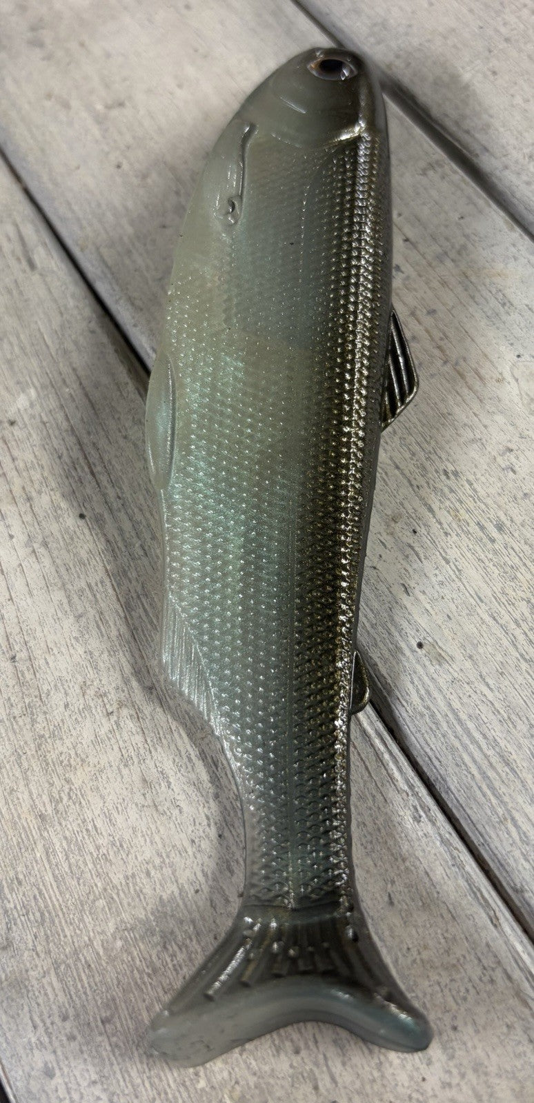 6-Inch Weedless Swimbait - Green Gizzard Shad Fishing Lure Lot