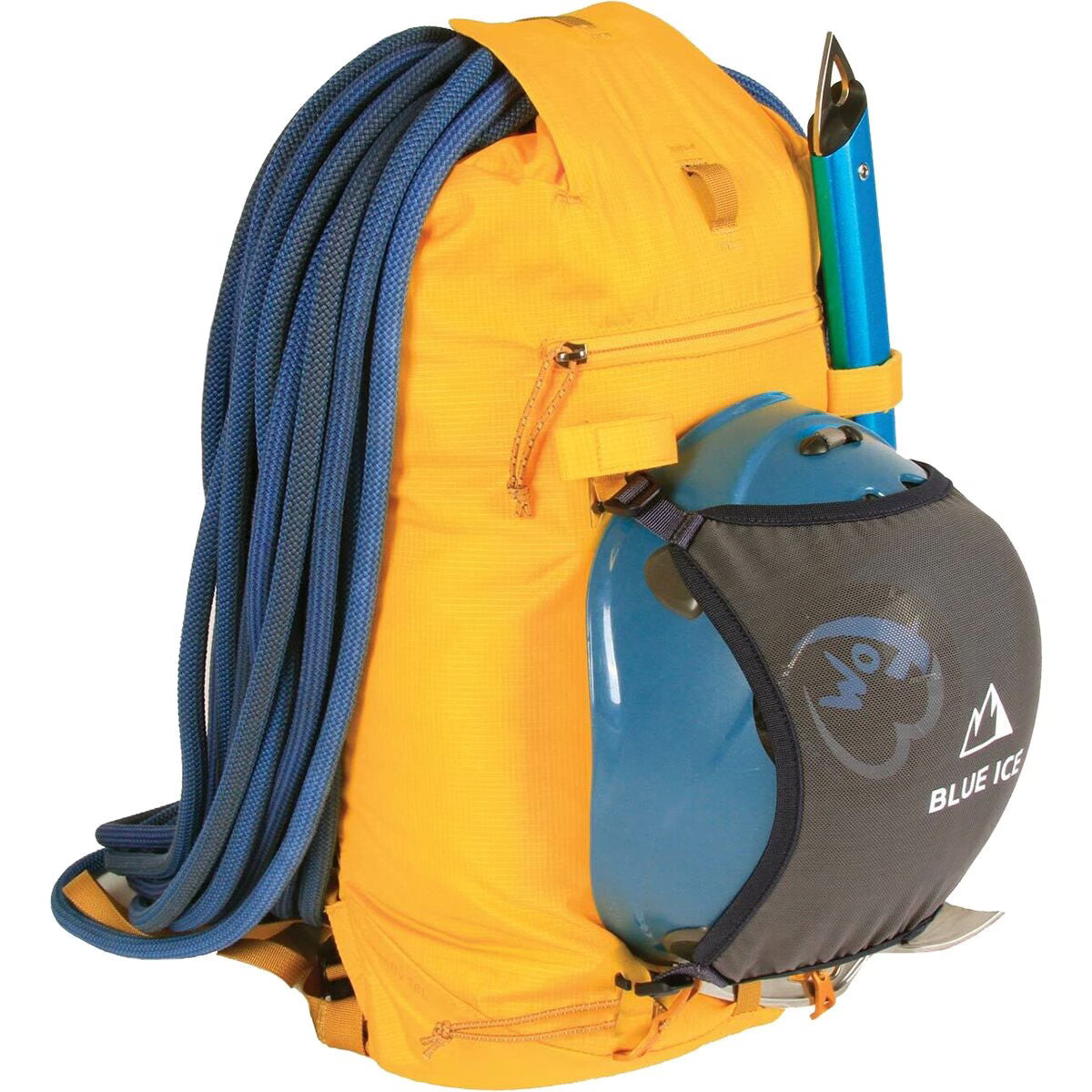Lightweight Mountaineering Daypack with Water-Resistant Fabric and Ice Axe Holders