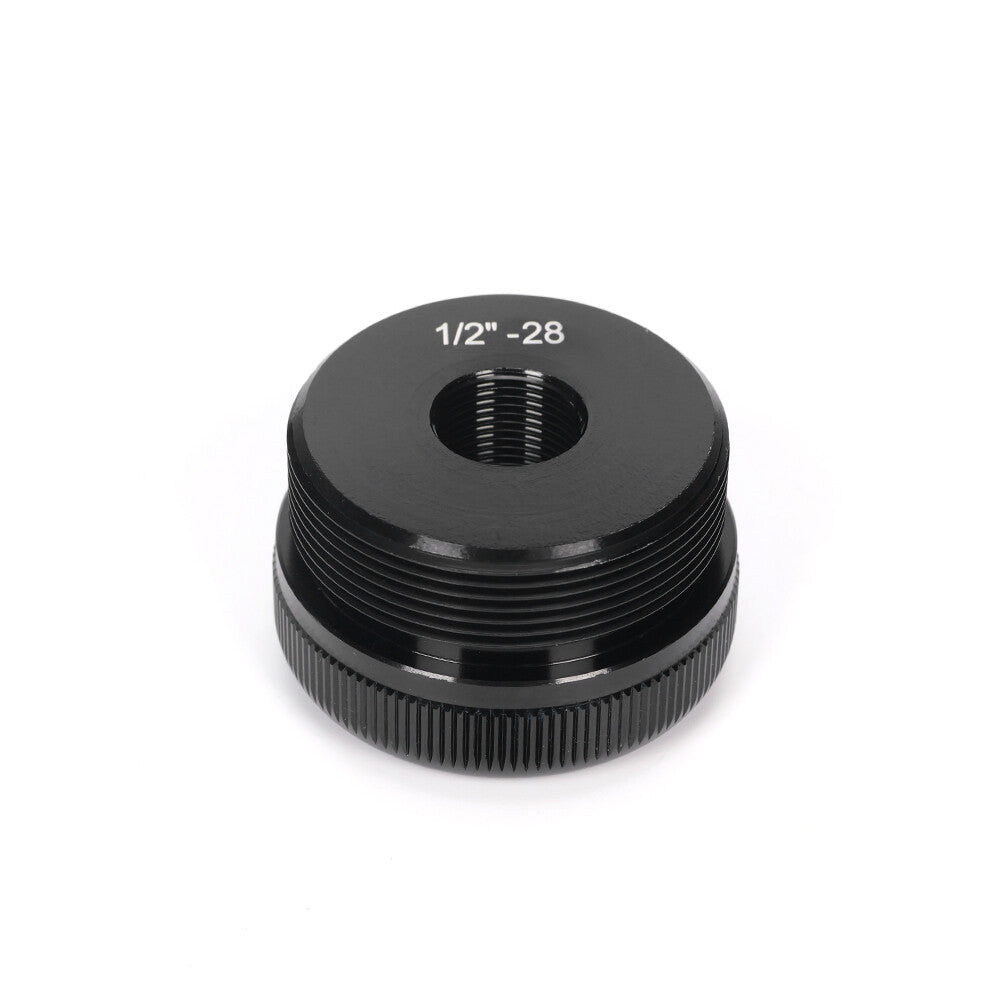1/2-28 Aluminum End Caps Set for Battery Cell Replacement - Black, High Quality 6061