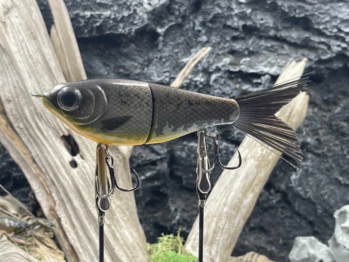 Custom 4.72 Inch Largemouth Bass Glidebait - Soggy Bottom Boy Style