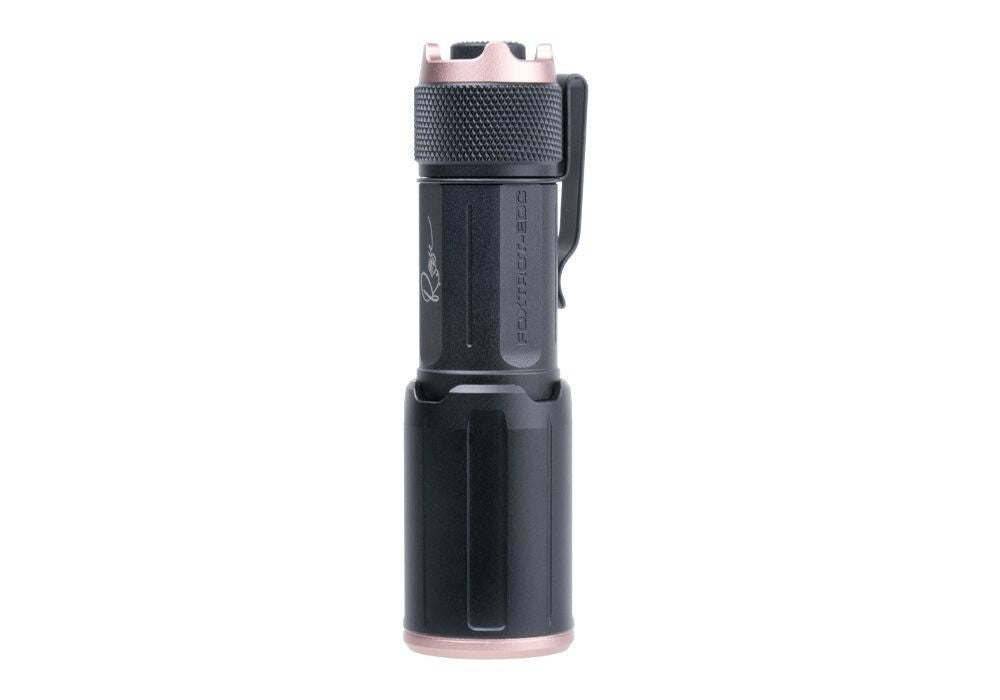 Rechargeable LED Flashlight 1350 Lumens for Personal Safety - Rose Edition