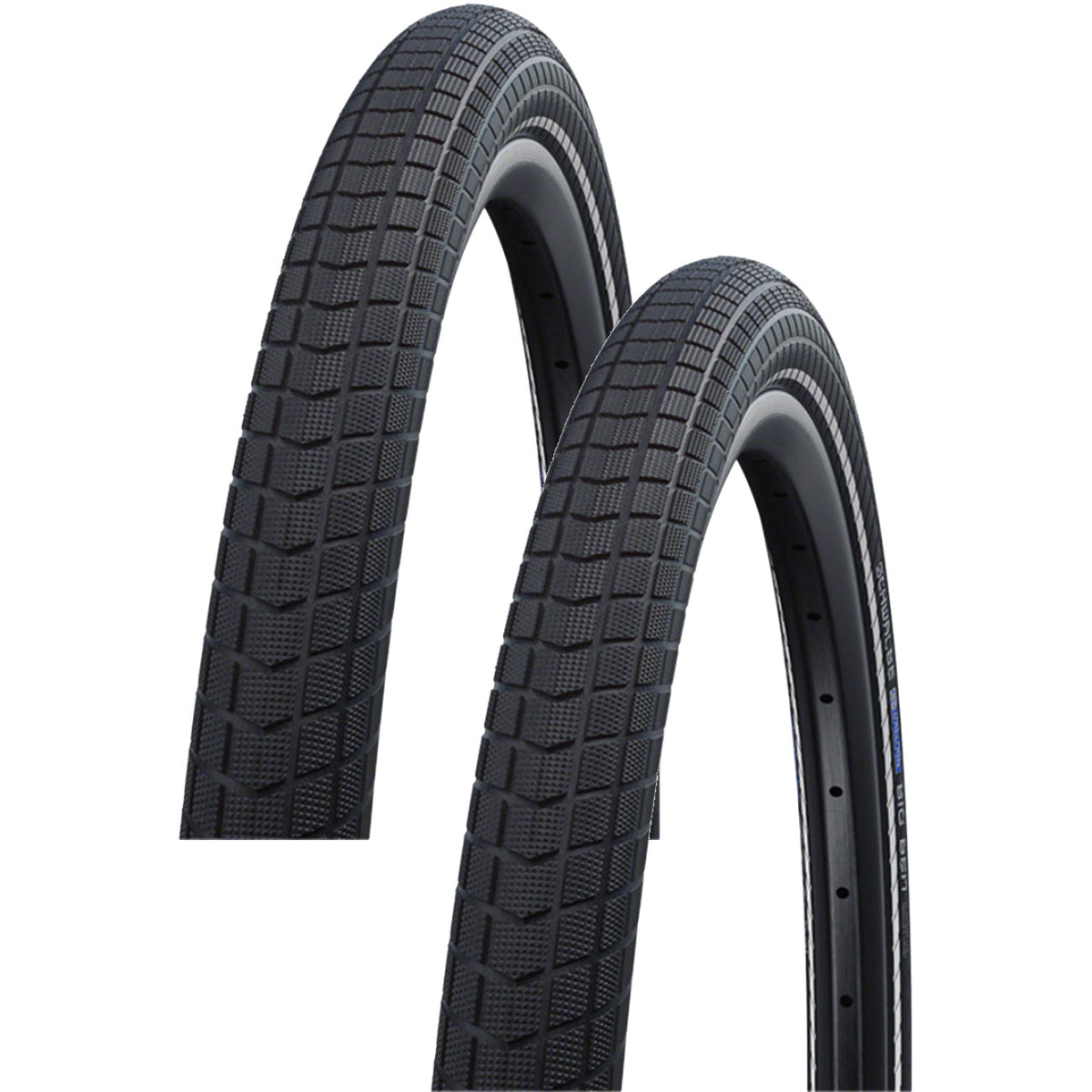 2 Pack Bicycle Tires 27.5 x 2 Clincher Wire Bead for Hybrid & Touring Bikes