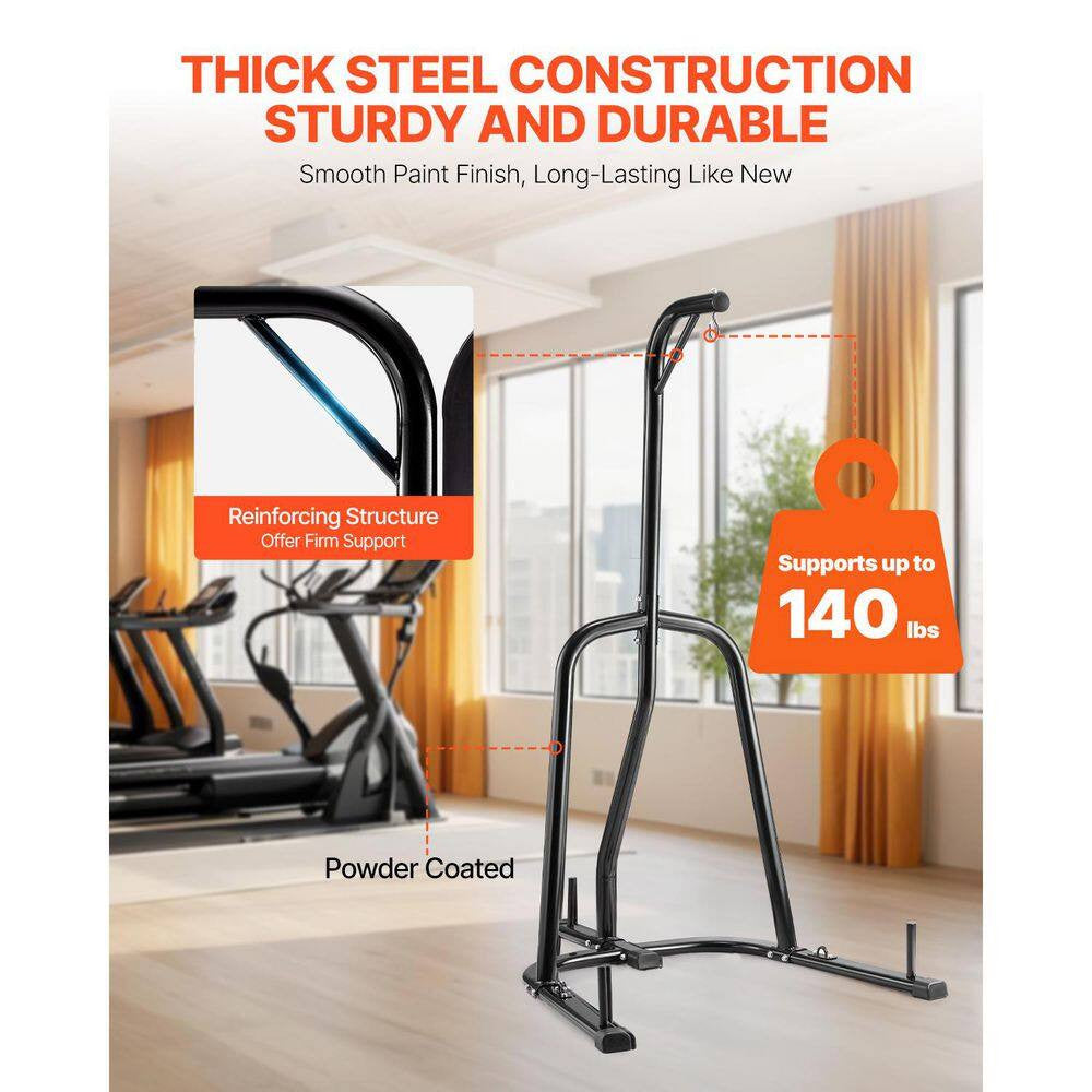 Heavy Duty Steel Punching Bag Stand for Home Gym – Holds Up to 140 Lbs