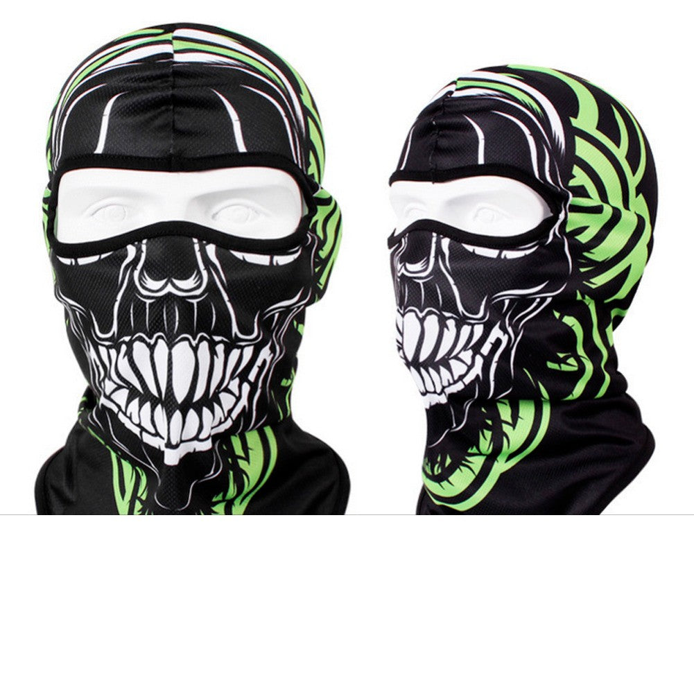 Full Face Mask Balaclava Ghost Skull Windproof Cycling & Tactical Hood