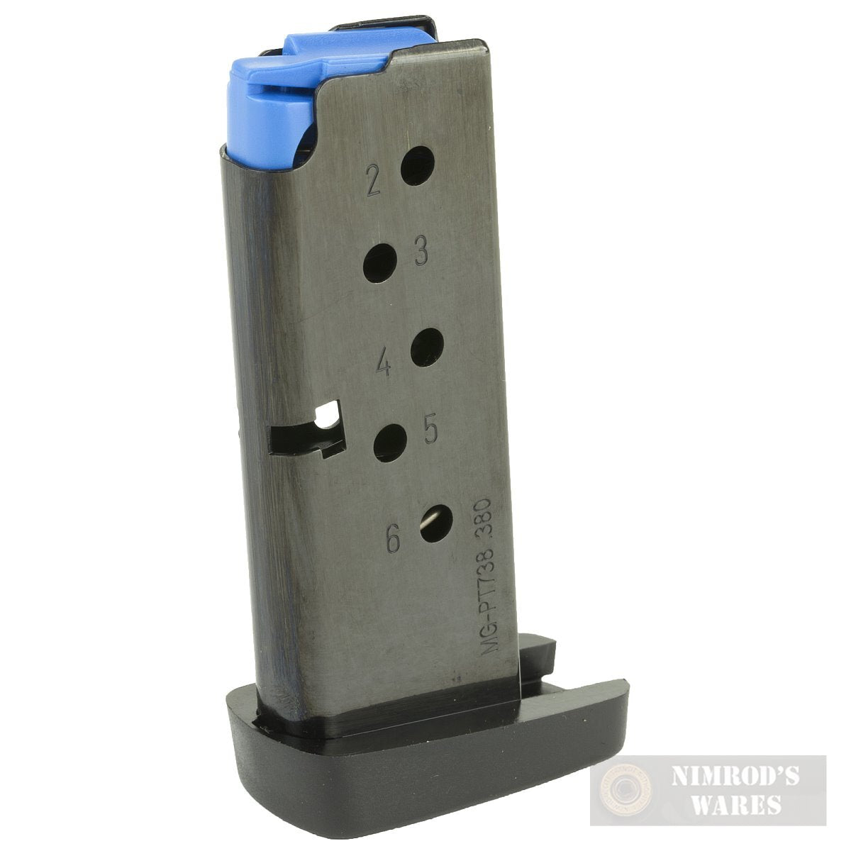 Mec-Gar 6-Round Pistol Magazine for Taurus PT738 TCP .380 ACP