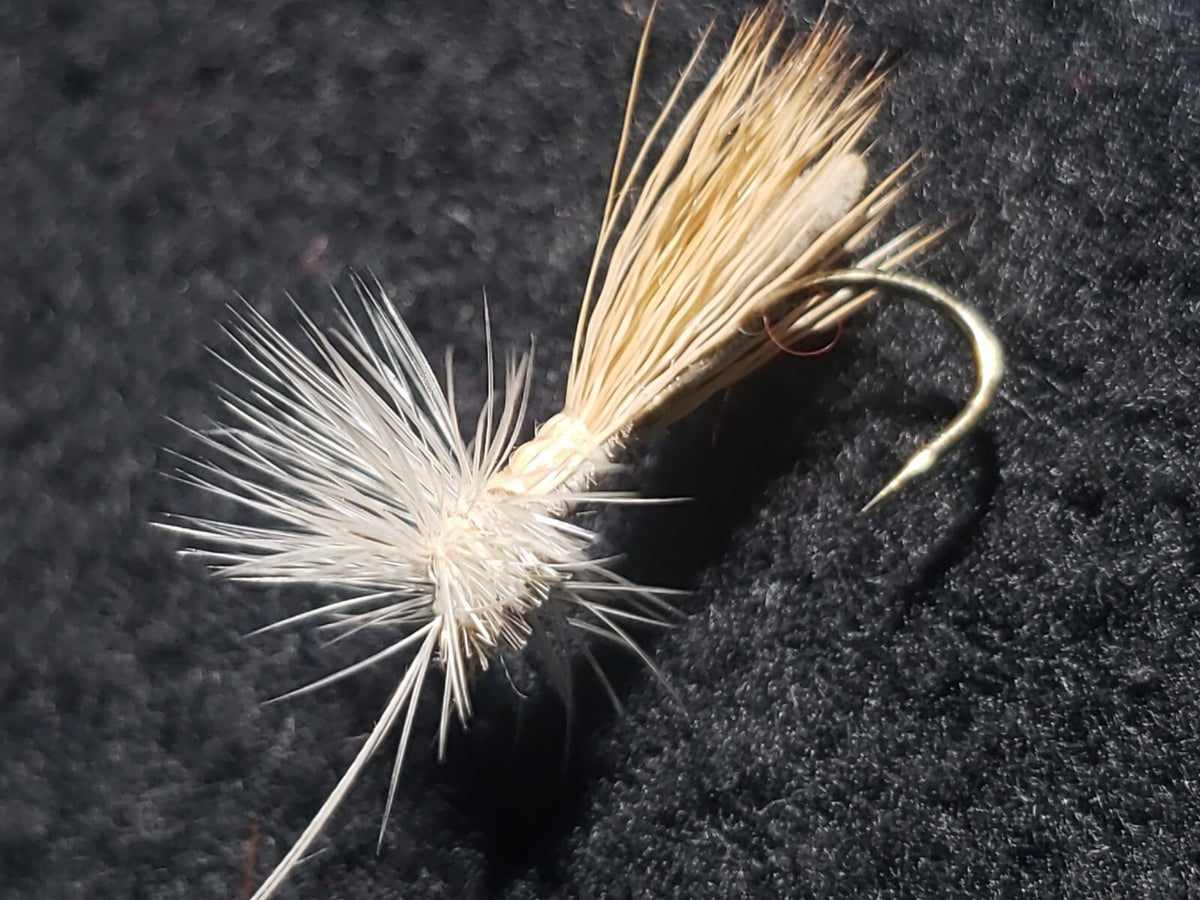 Elk Hair Caddis Dry Fly Size 10 Ginger - Custom Tied Fishing Lure