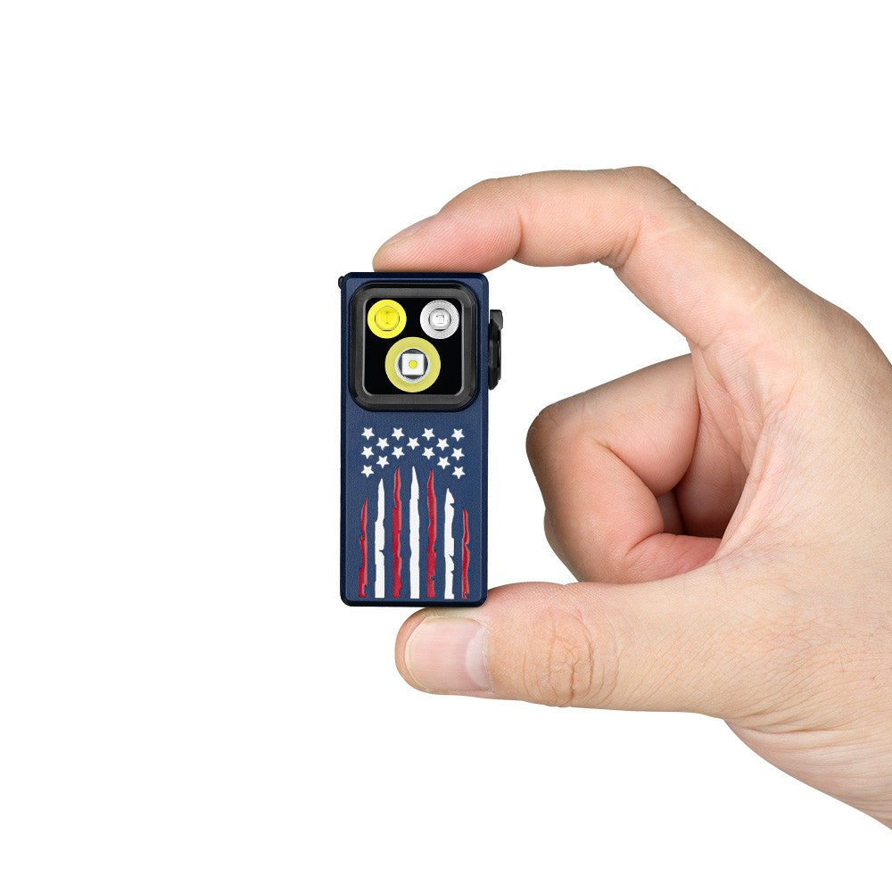 LED Clip-On Flashlight with UV, Flood, and Spot Modes – Durable EDC Light