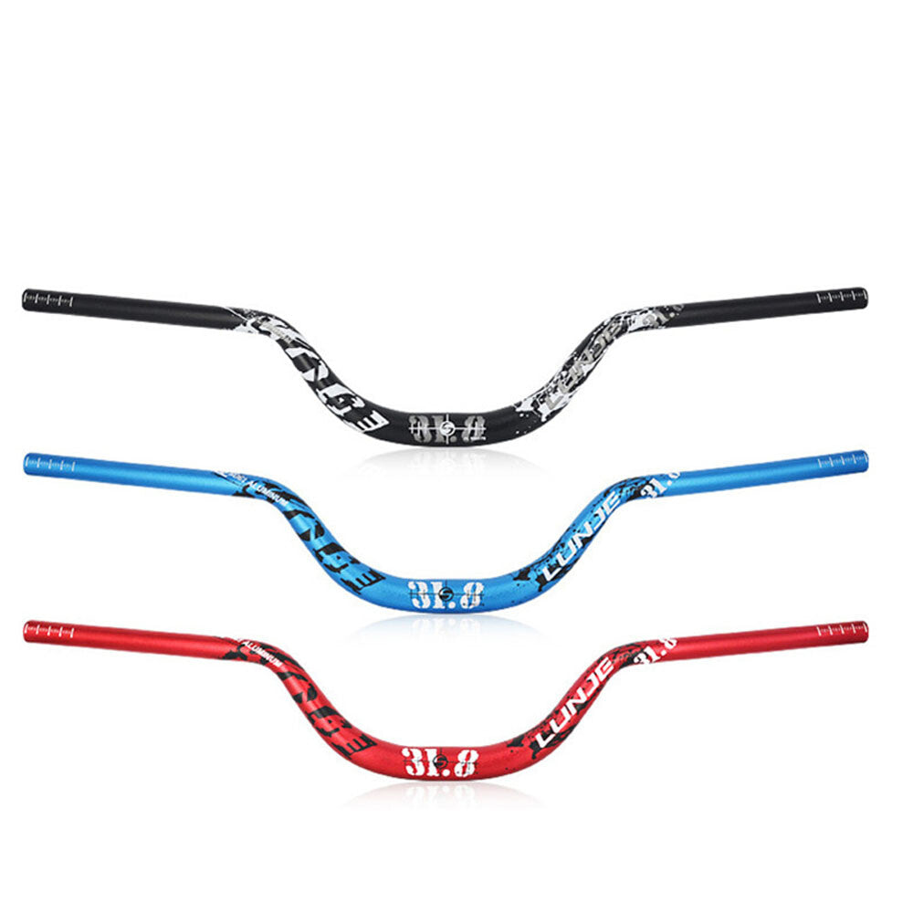 Aluminum Riser Handlebar for Mountain Bikes 31.8mm Diameter - Multiple Lengths & Colors