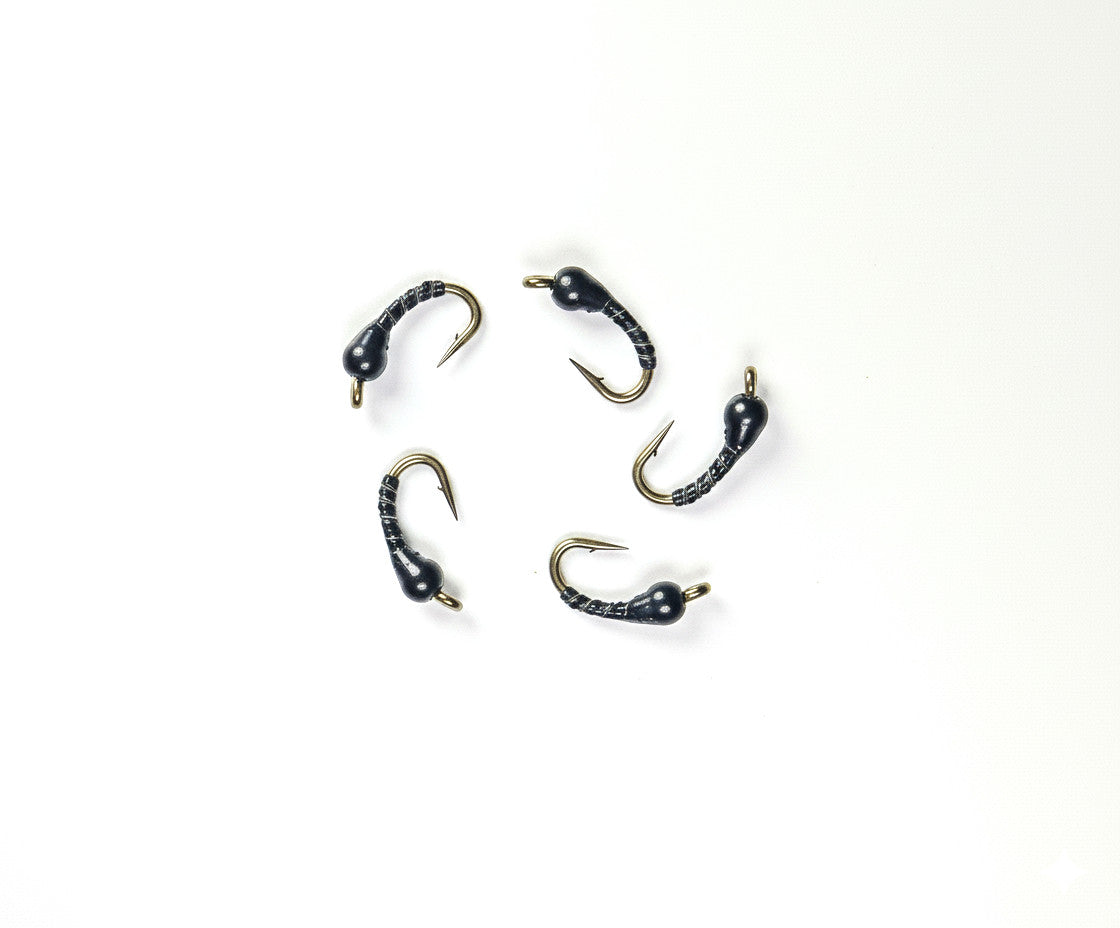 Premium Tungsten Midge Trout Flies for Fly Fishing - Multiple Sizes