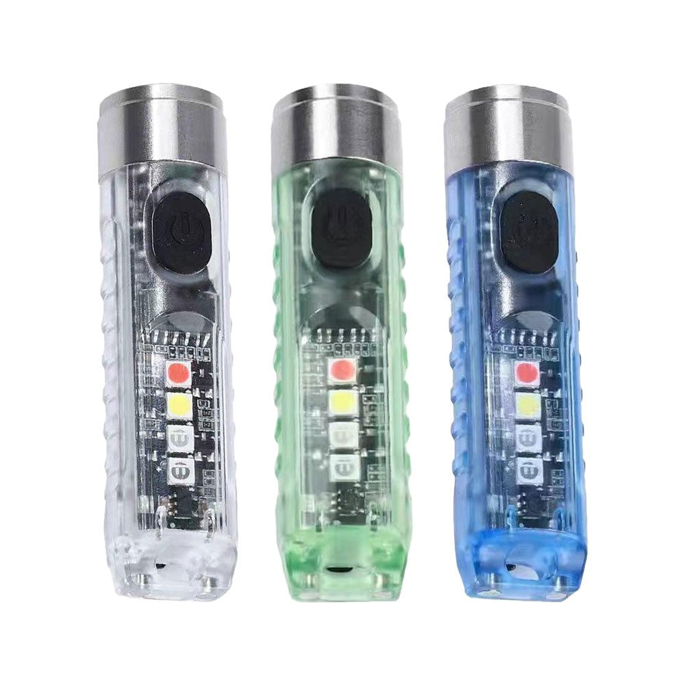Rechargeable Glow in The Dark Nano Flashlight - Portable Waterproof LED Torch
