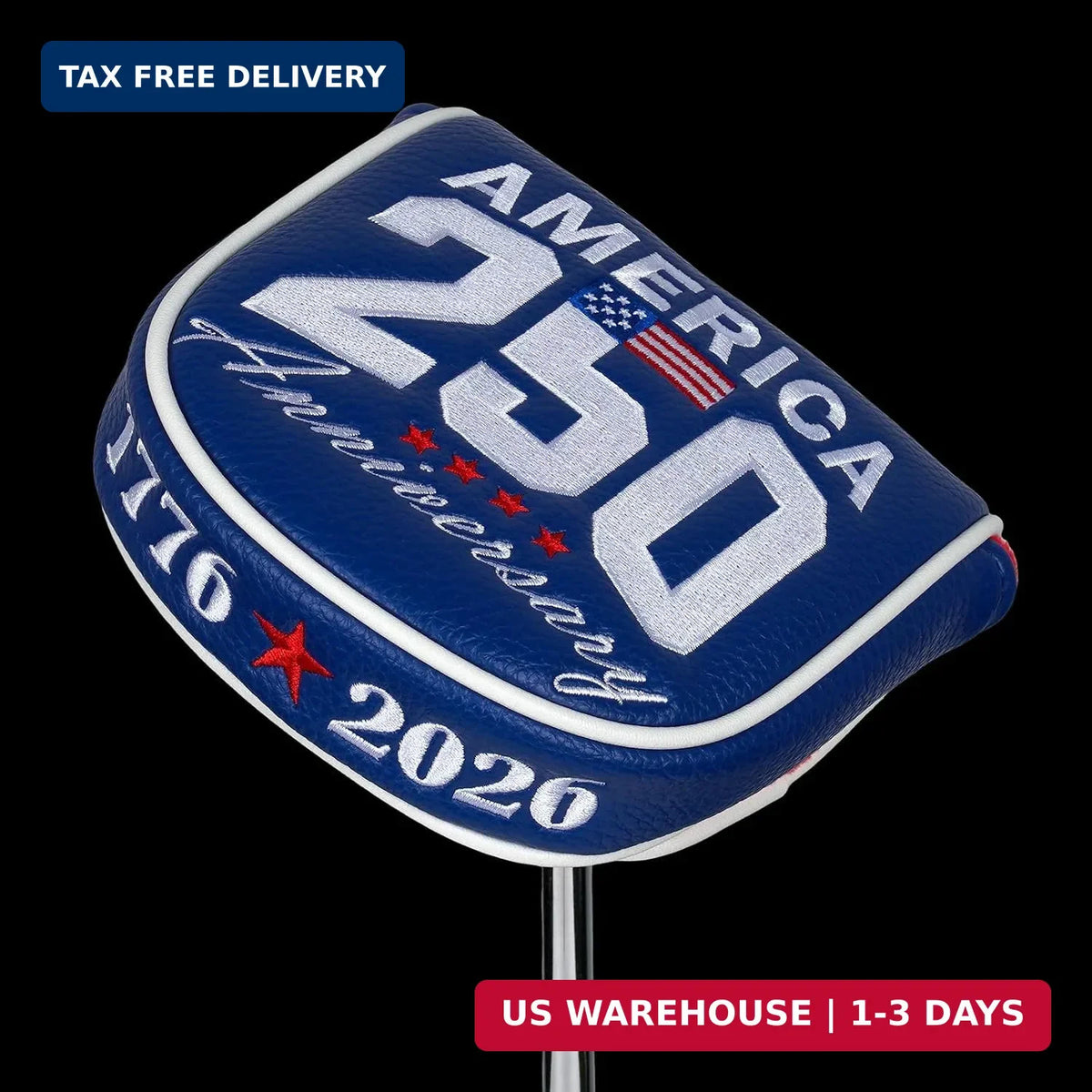 USA 250th Anniversary Golf Putter Cover for LAB DF3 - Patriotic Style