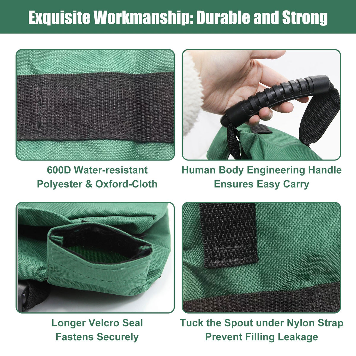 Shooting Range Sand Bag Set Rifle & Shotgun Bench Rest Support