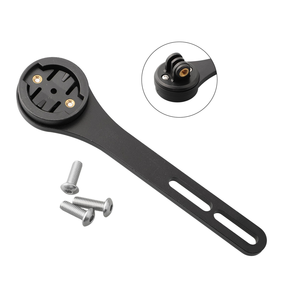 Bicycle Computer Mount Holder for Garmin Bryton Cateye - Aluminum Alloy