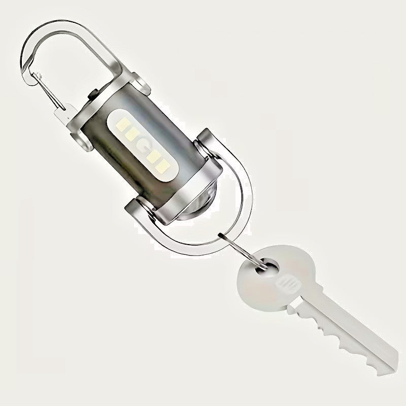 Rechargeable Mini Keychain Flashlight 300LM - Multi-Mode Portable LED Work Light