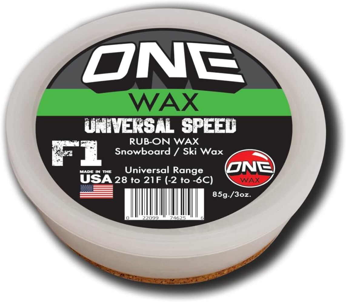 Universal Ski and Snowboard Wax - Fast-Apply F-1 Glide Wax 85g