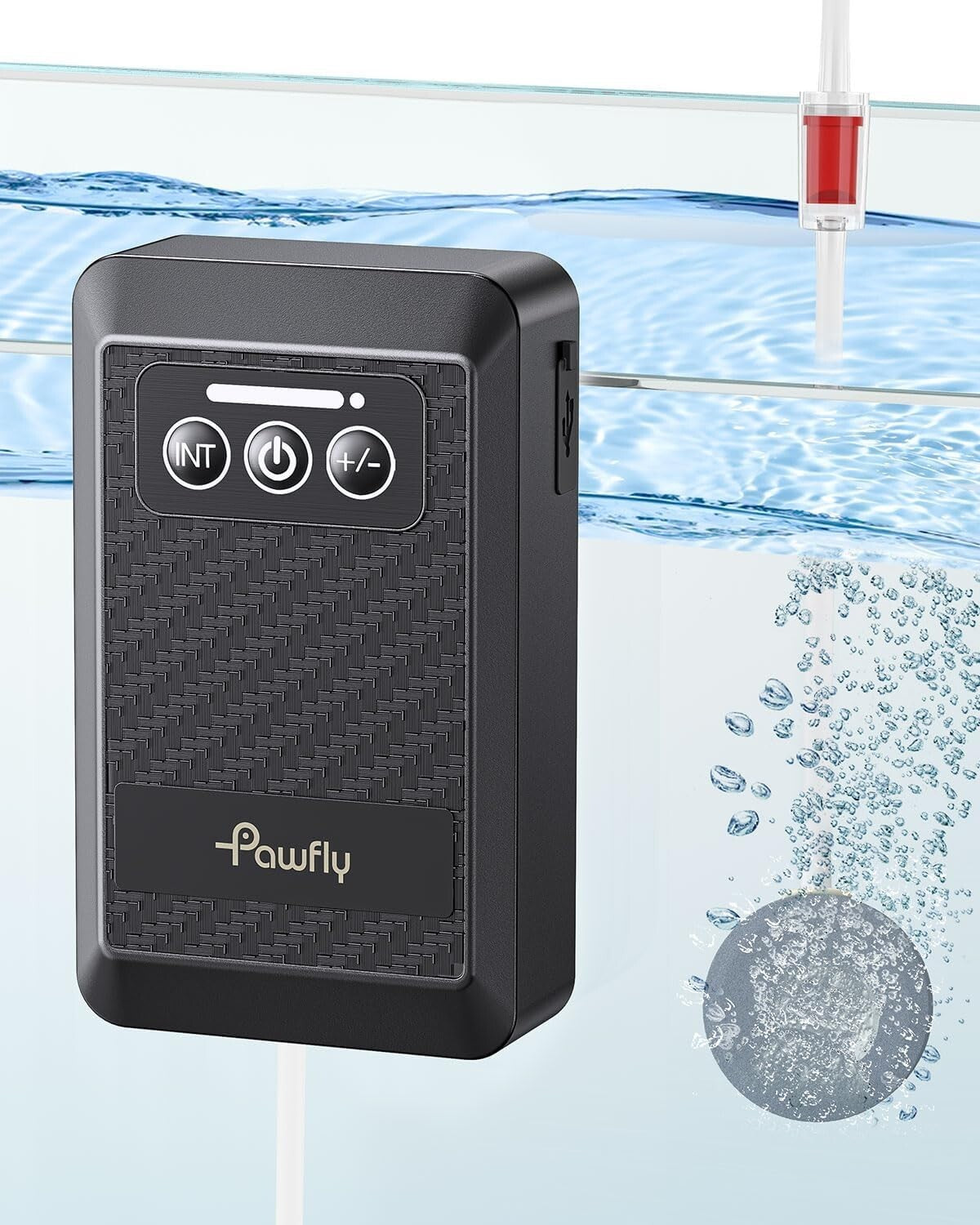 USB Rechargeable Live Bait Air Pump Aerator Ultra Quiet for Fish Tank & Bait Buckets