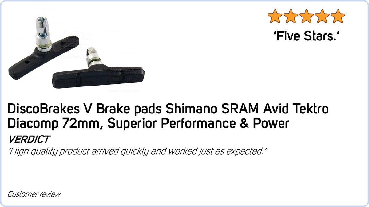 Titanium Finish Bicycle V Brake Pads for Shimano XTR, XT, SRAM 9.0