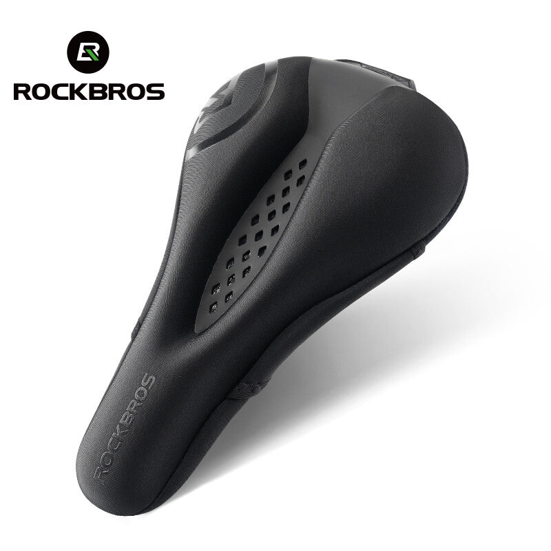 Bike Seat Cover Memory Foam Silicone Padded Comfortable Cushion