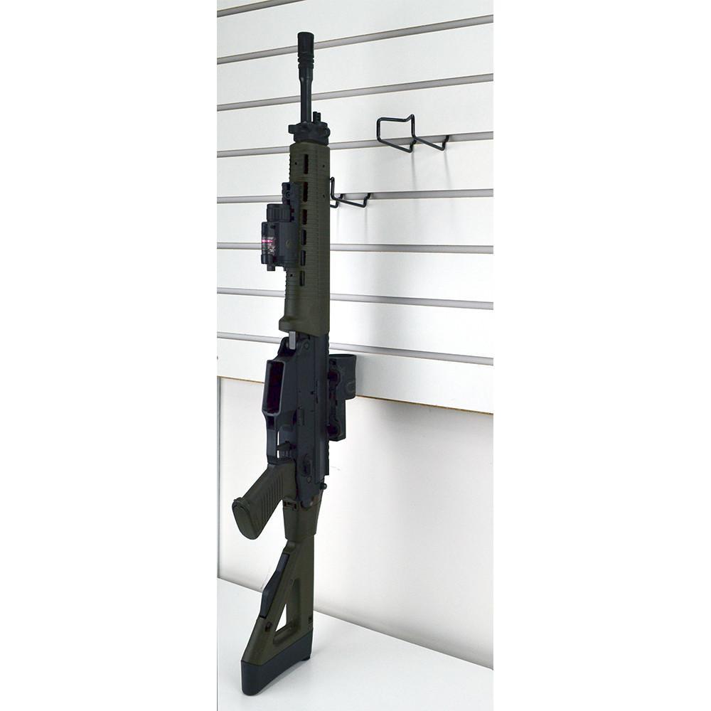 Vertical Gun Cradles - 10 Pack for Slatwall & Pegboard Display