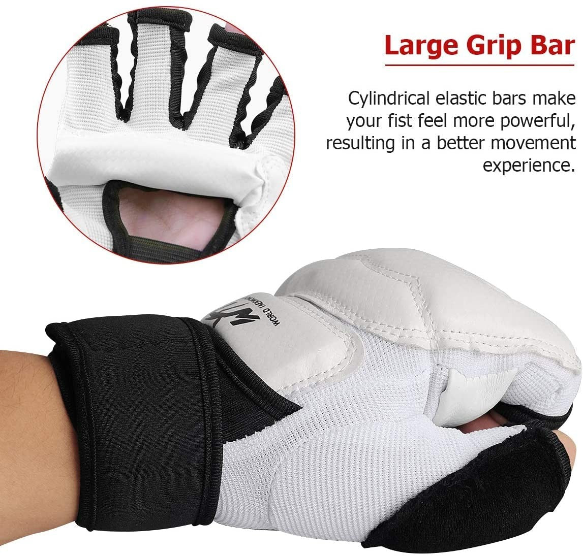 Martial Arts Training Gloves for Sparring and Grappling - Breathable PU Material