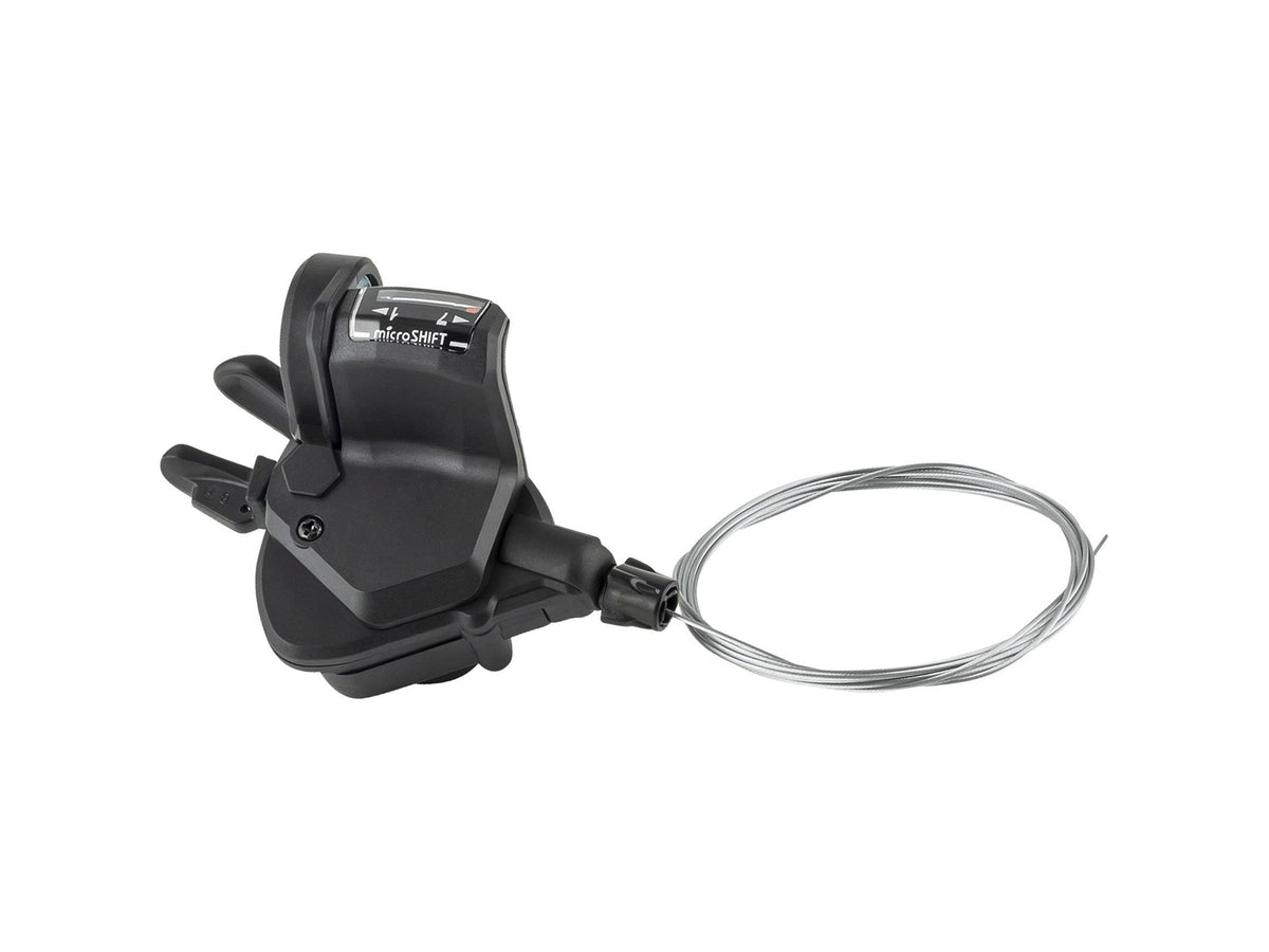 microSHIFT TS39 7-Speed Trigger Shifter for Bicycle Rear Gear - Black