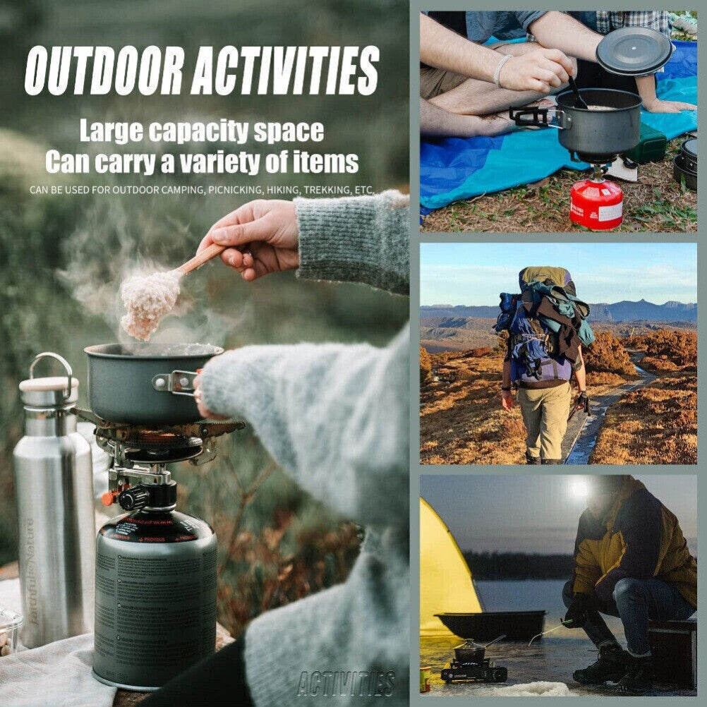 Outdoor Camping Storage Bag Utility Organizer Trunk for Cookware & Gear