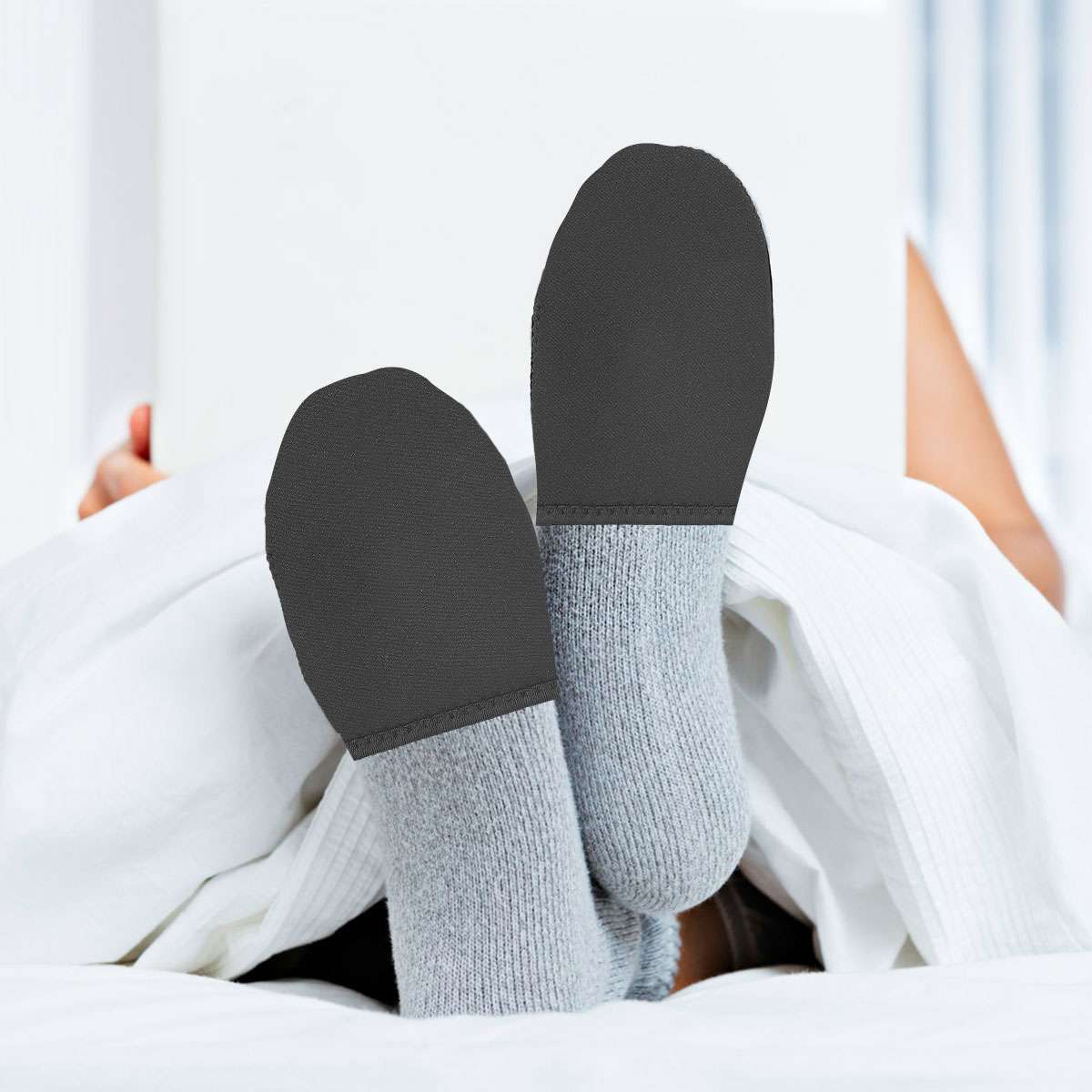 Neoprene Toe Warmers 3mm Foot Covers for Cold Weather - Black, Multiple Sizes