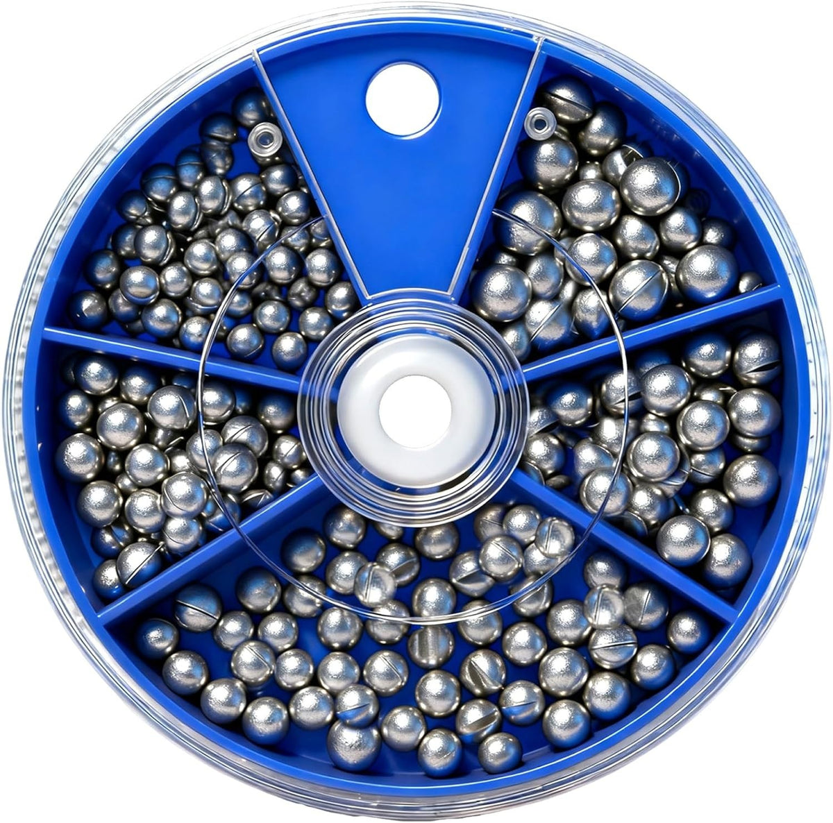 Fishing Lead Sinkers Set 205 Pieces with 5 Sizes for Angling