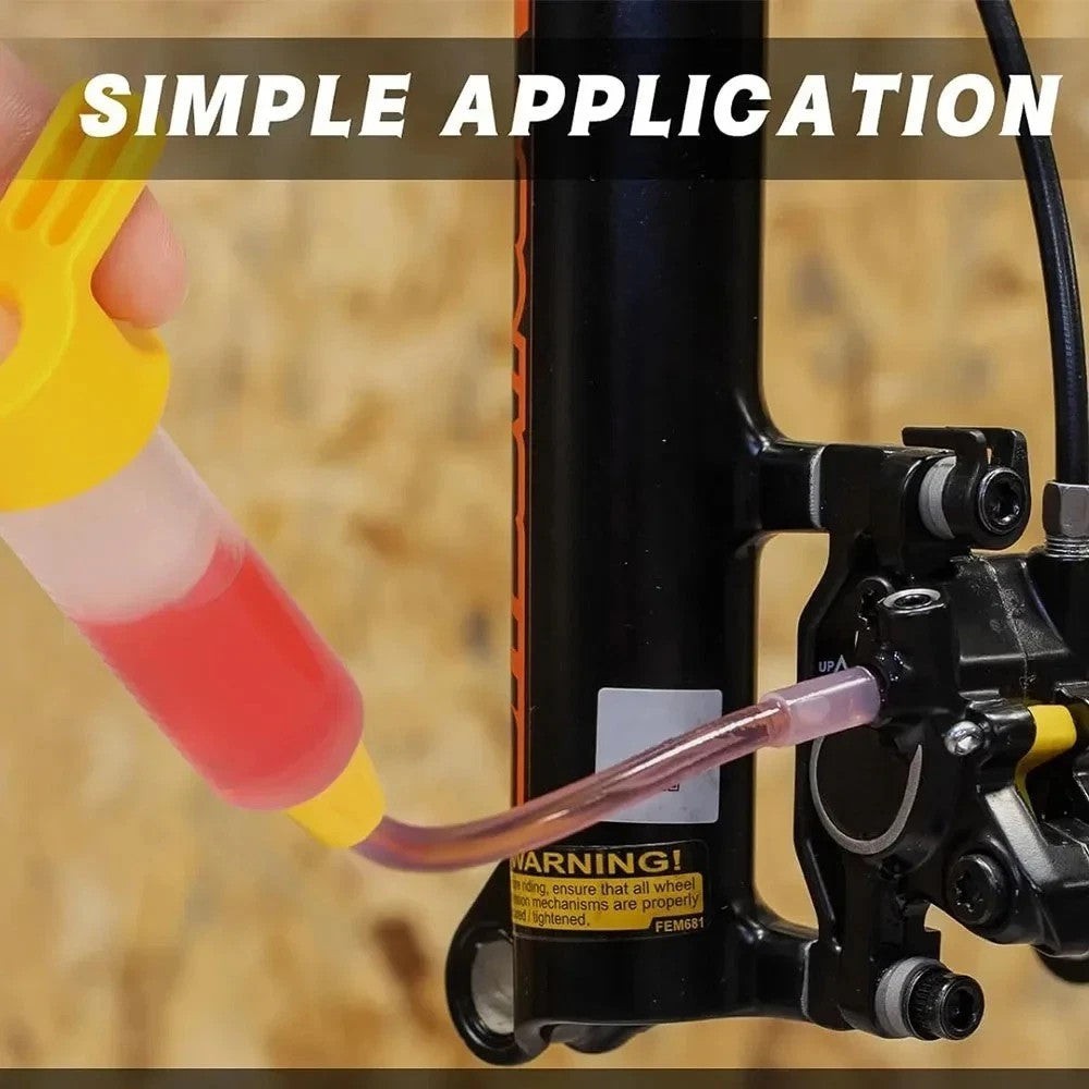 60ml Mineral Oil for Hydraulic Disc Brake Bike Fluid - Compatible with Shimano Tektro