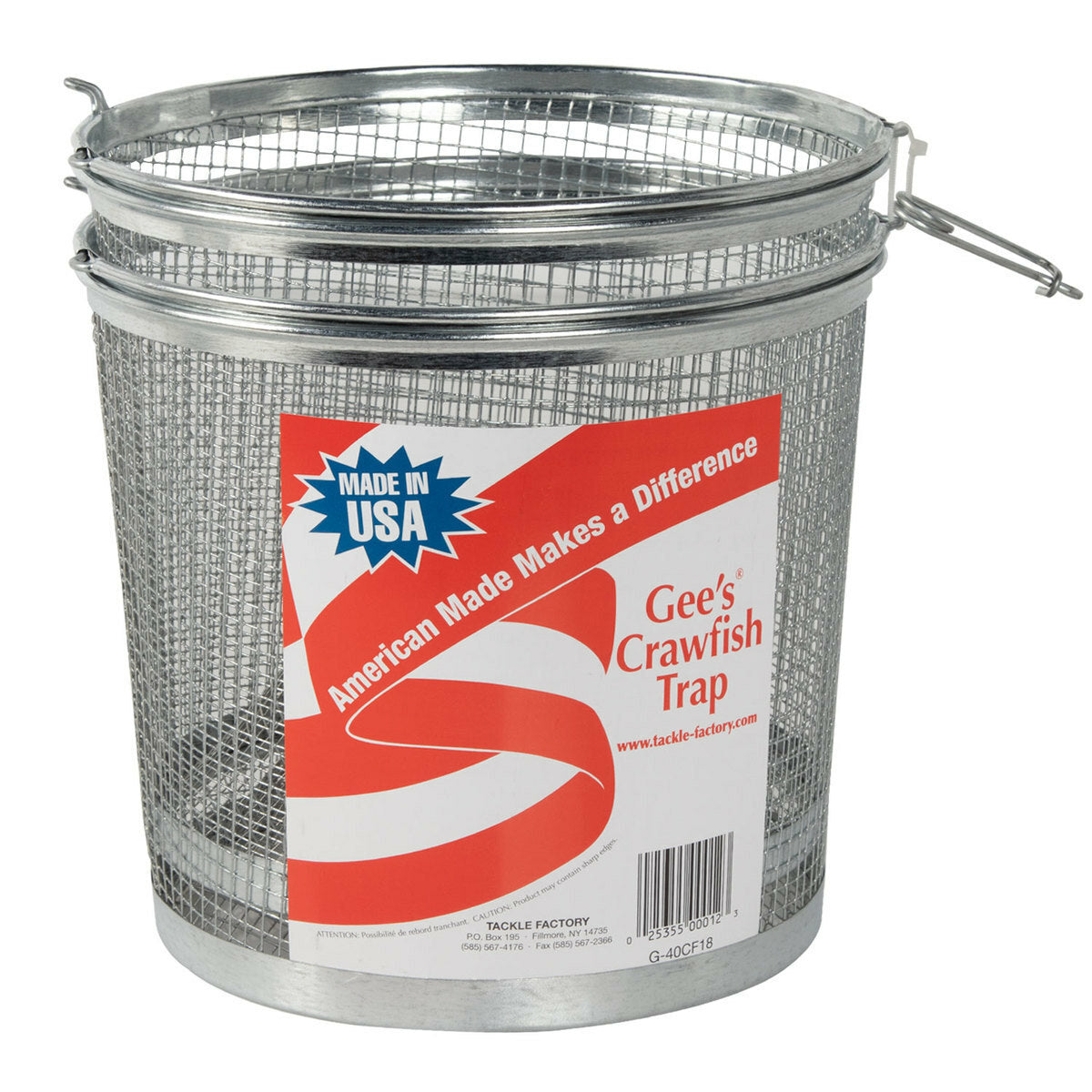 Crawfish Trap Wire Fish Trap for Crawfish & Crayfish - 16.5in Durable Galvanized Steel