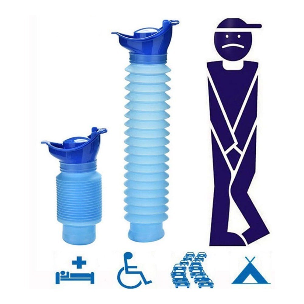 Portable Urinal Bottle for Travel Camping & Emergency Use - 750ml Reusable