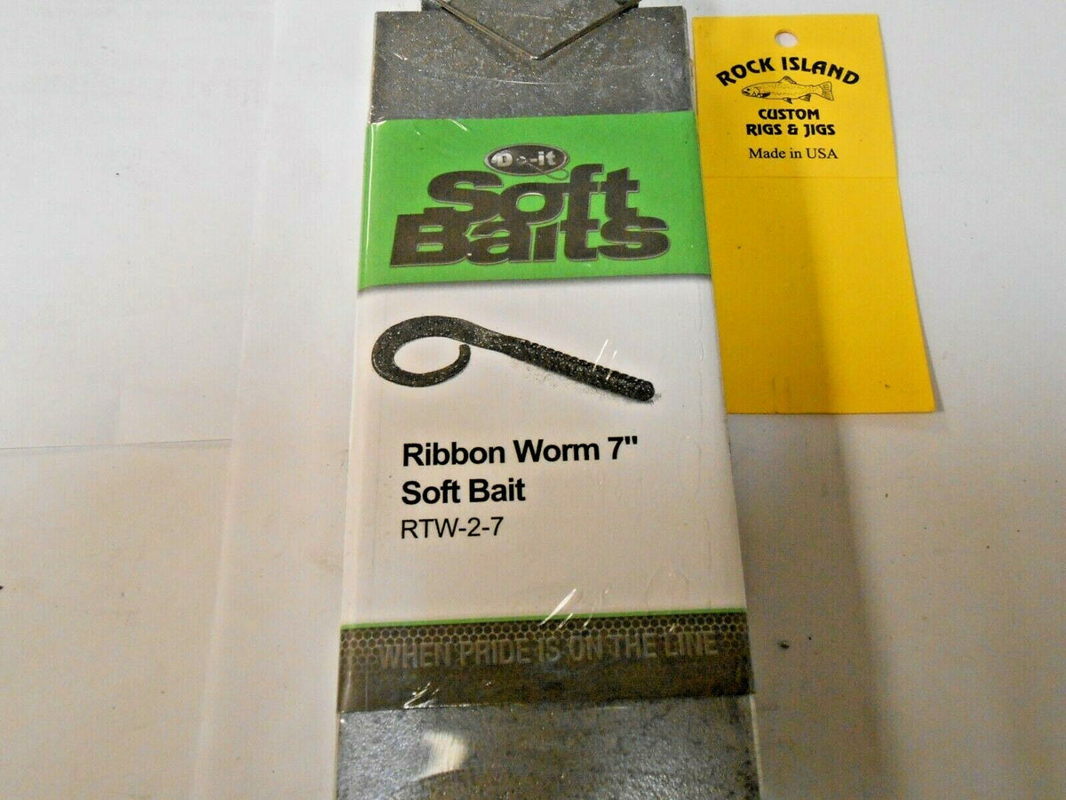 7-Inch Soft Bait Mold for Ribbon Worm Fishing Lures