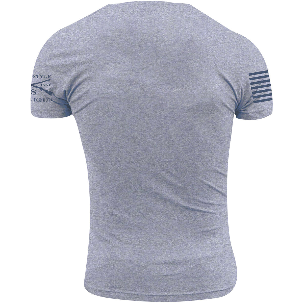 USA 76 T-Shirt Heather Gray - Men's Casual Athletic Tee for Sports & Fitness