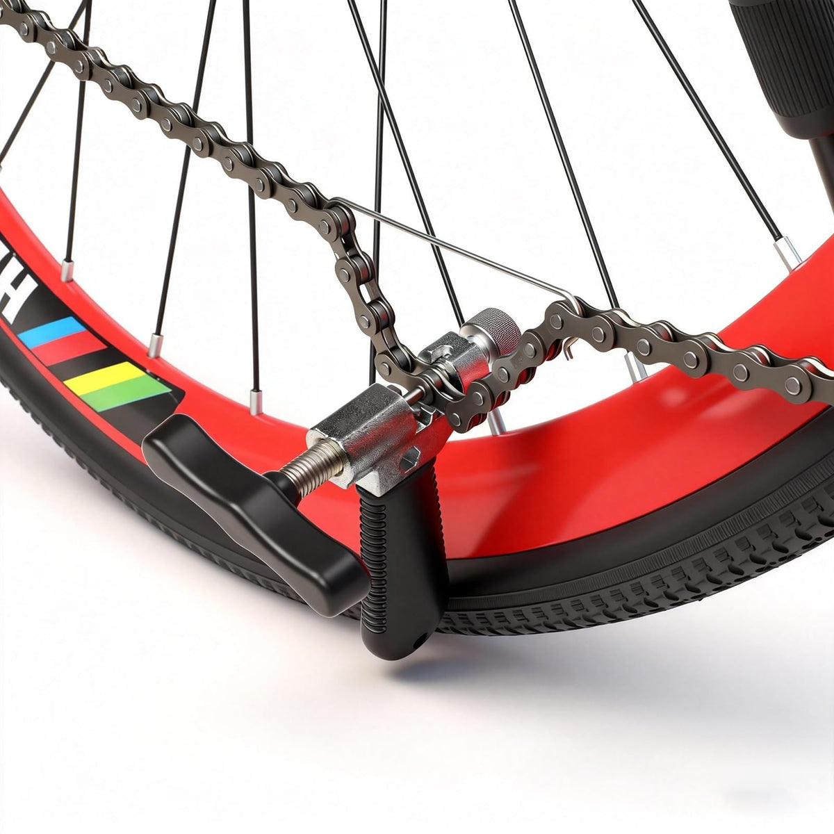 Universal Bike Chain Tool for Road & Mountain Bicycles - Durable Chain Breaker