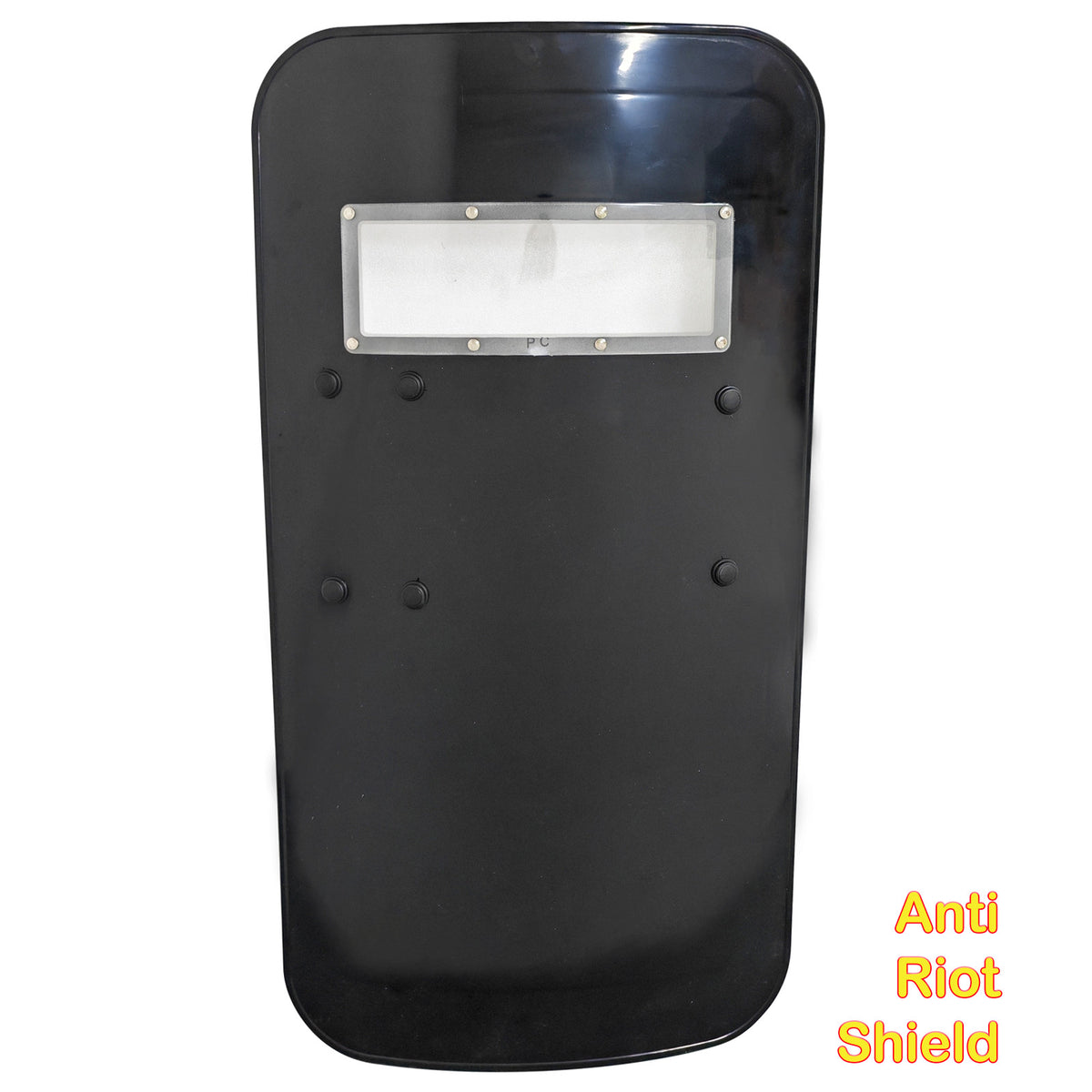Impact-Resistant Transparent Riot Shield 500x900mm Lightweight Hand-Held PC