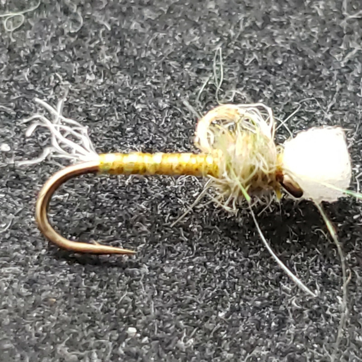 Fly Fishing Flies - Olive Midge Pupa Size 22 Custom Tied Tackle