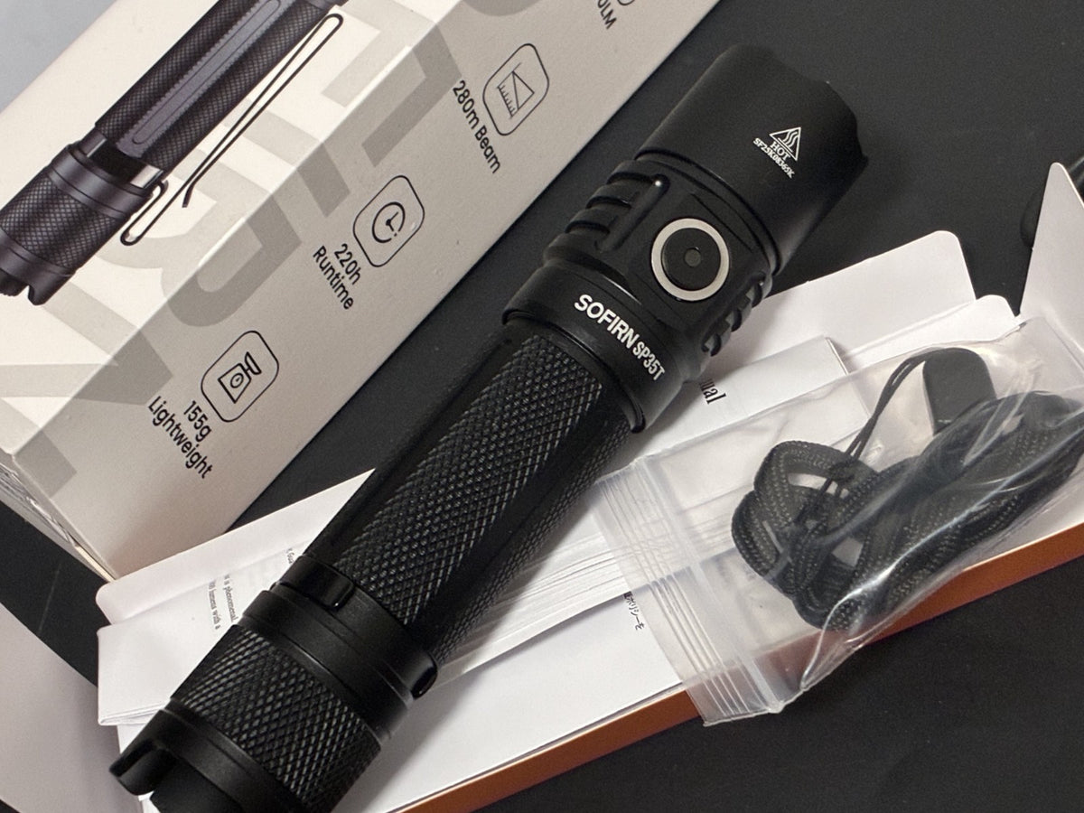 Tactical EDC Flashlight 3800 Lumens Rechargeable USB-C Dual Switch